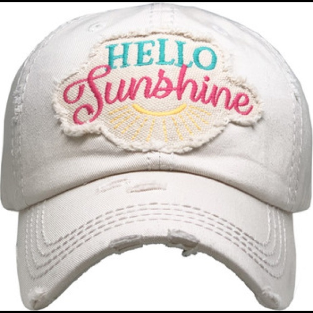 HELLO SUNSHINE VINTAGE BALLCAP